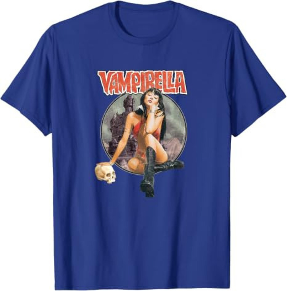 Vampirella T Shirt Royal Blue